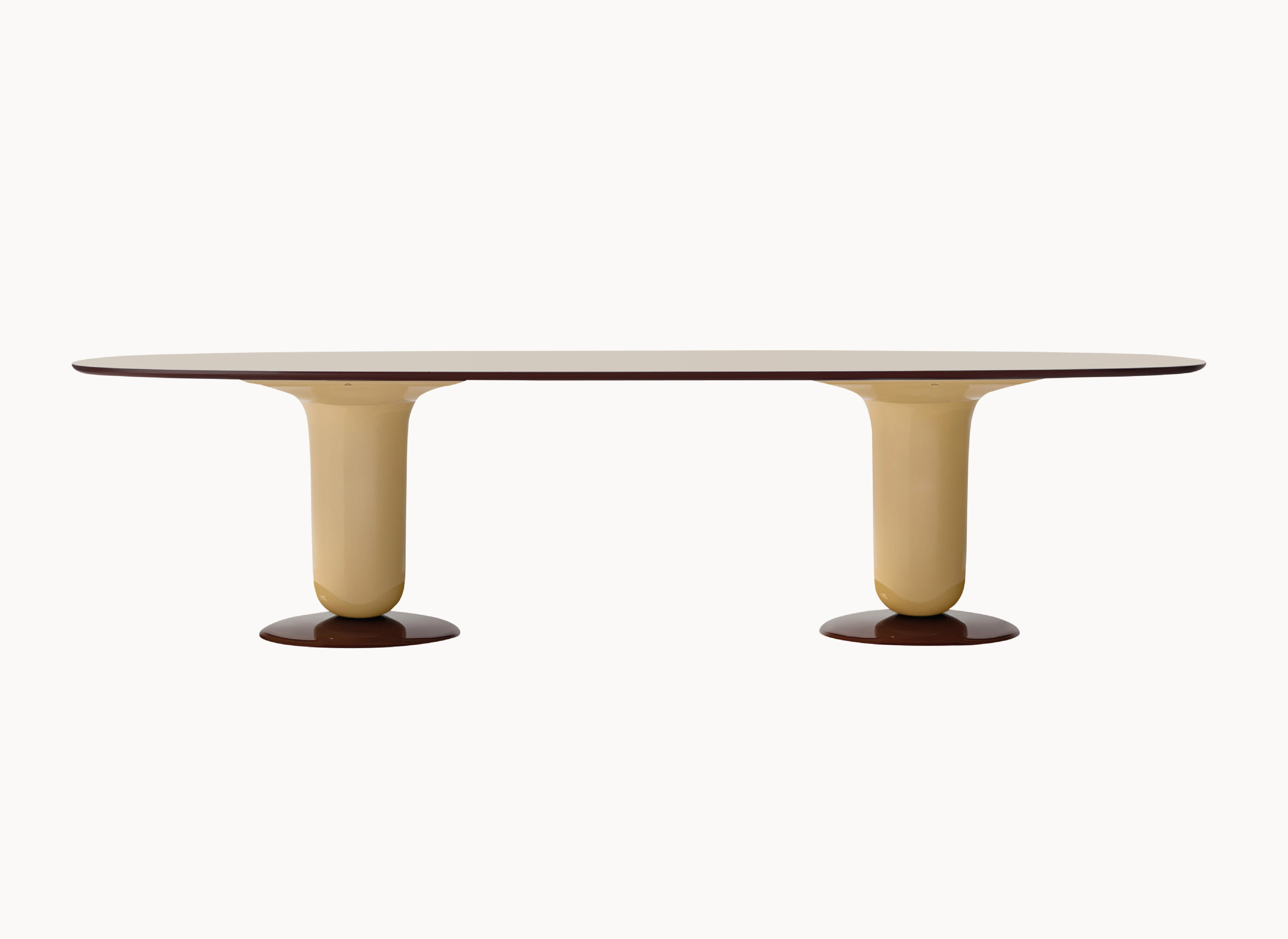 Contemporary Dining Table 'Explorer' by Jaime Hayon, 300 cm, Beige  For Sale 3