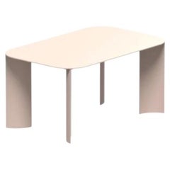 Contemporary Dining Table 'INDIA M' by RIPA, Light Pink