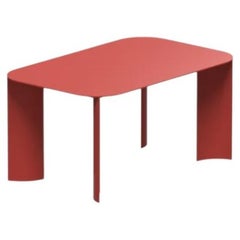 Contemporary Dining Table 'INDIA M' by RIPA, Red