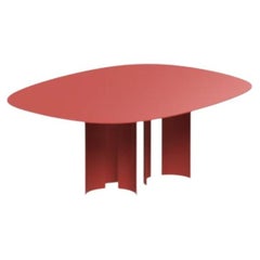 Contemporary Dining Table 'INDIA SASSO' by RIPA, Red