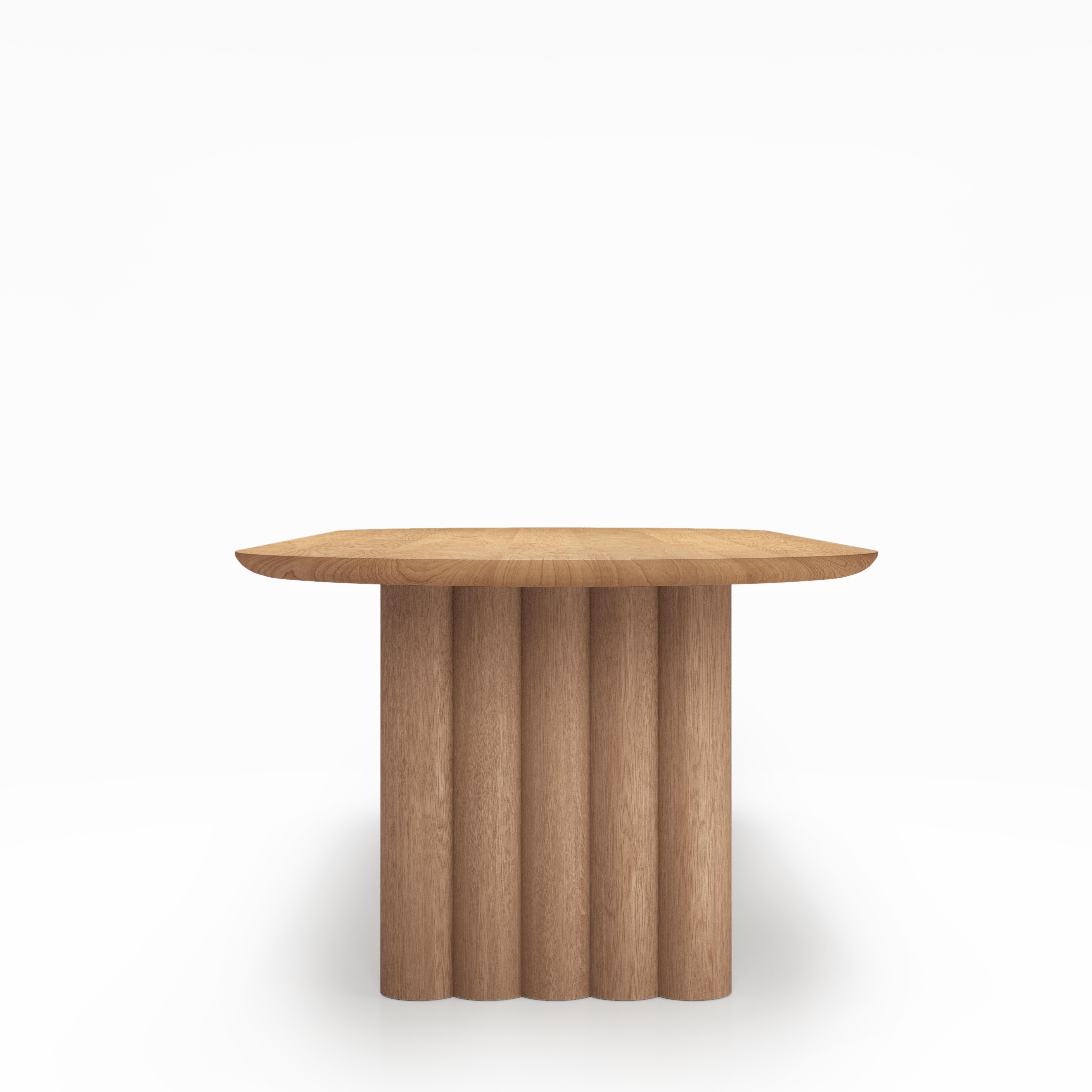 Contemporary Dining Table 'Plush' by Dk3, Oak, 240 cm For Sale 12
