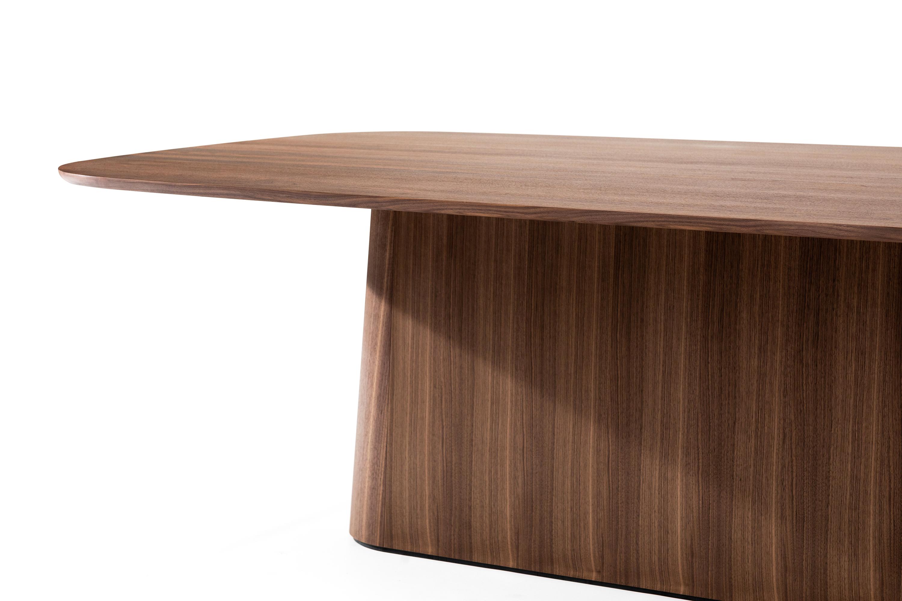 Scandinavian Modern Contemporary Dining Table POV 465, Solid Oak or Walnut, 240