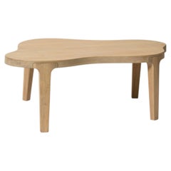 Mesa de comedor contemporánea «S'Isola», de LINTELOO, roble antracita con anillos