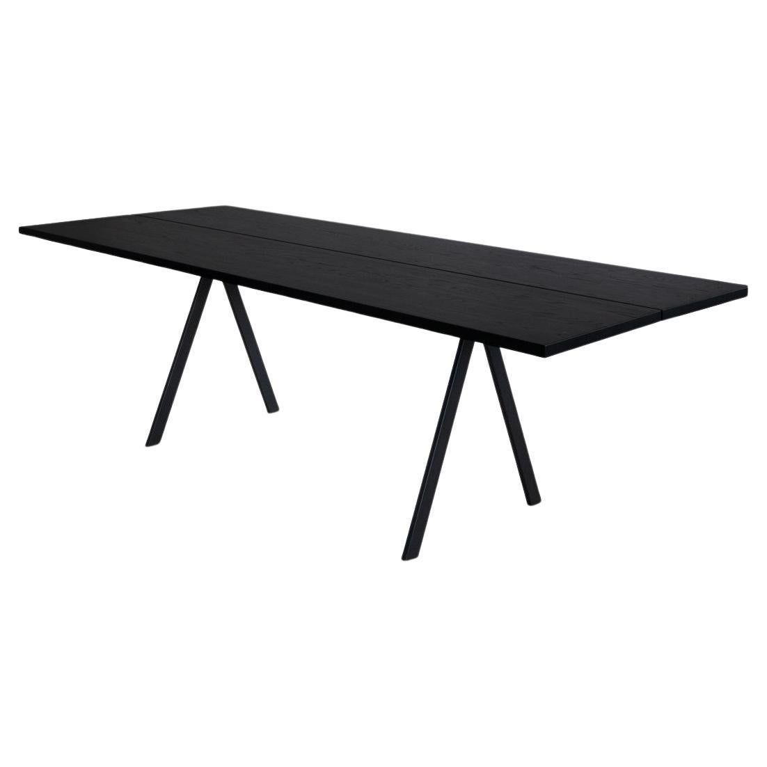 Contemporary Dining Table 'Saw' Wood, 200 'More Sizes, More Finishes'