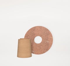 Table de salle à manger contemporaine 'Sintra' par Nicholai Wiig Hansen X Frama, Rouge