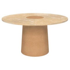 Contemporary Dining Table 'Sintra' by Nicholai Wiig Hansen X FRAMA, Yellow