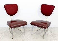 Contemporary Disney Quest Armillary Jordan Mozer Pair of Aluminum Side Chairs