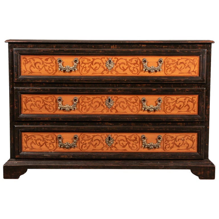 Contemporary Distressed Chest of Drawers For Sale at 1stDibs