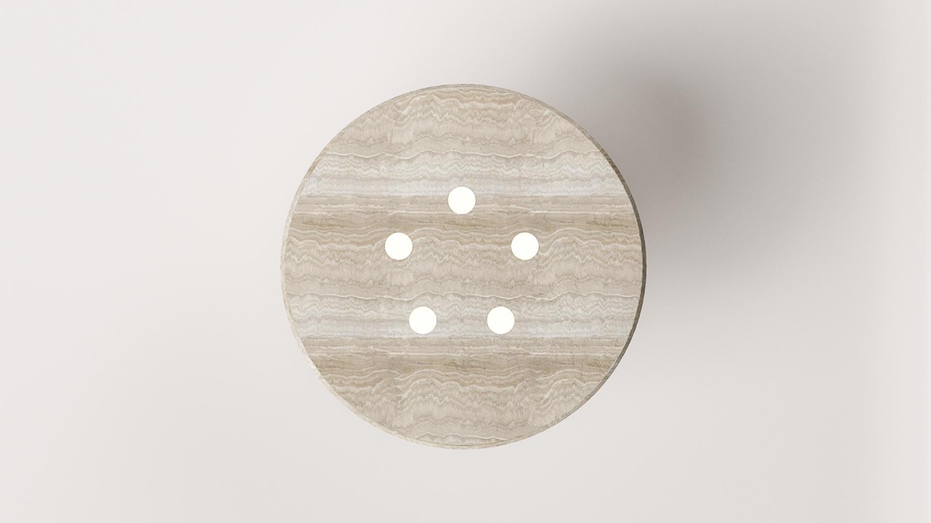 Hand-Crafted Contemporary Dolmen - Circular Table by Arthur Vallin For Sale