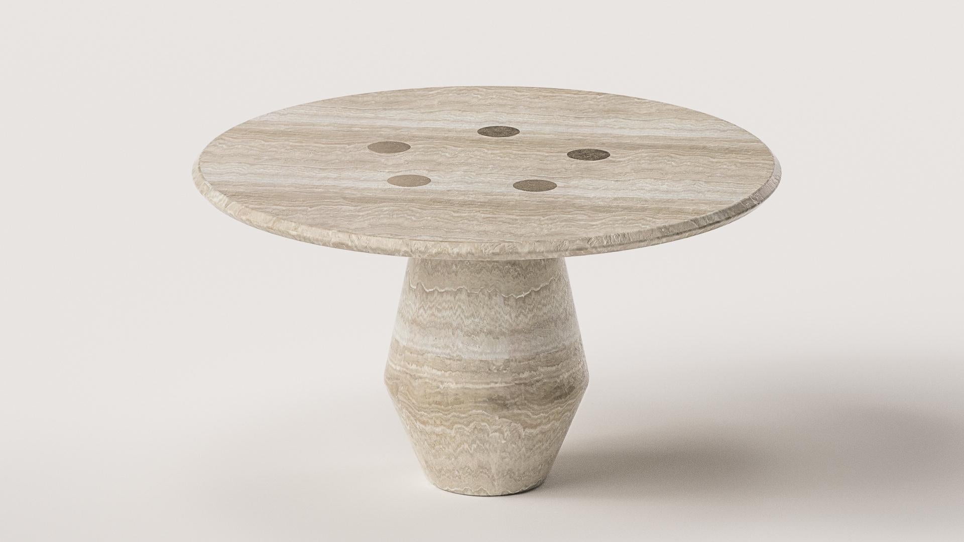 Contemporary Dolmen - Circular Table by Arthur Vallin For Sale 1