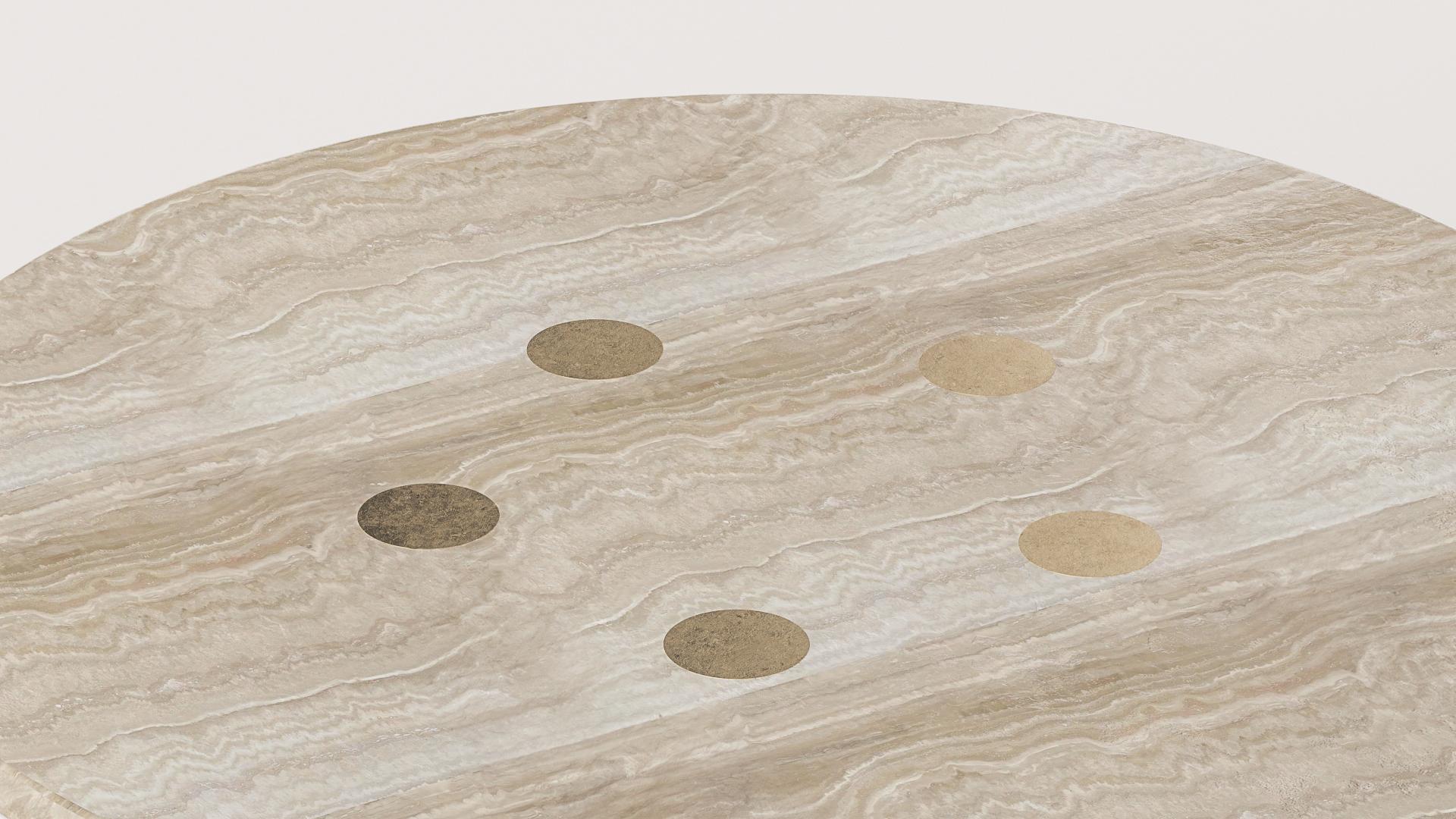 Contemporary Dolmen - Circular Table by Arthur Vallin For Sale 2