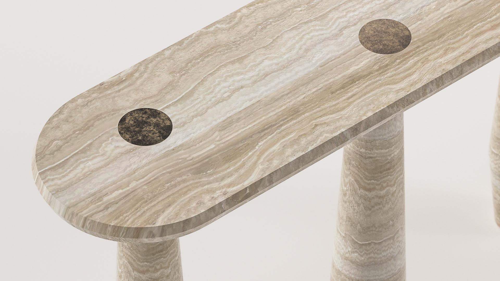 Contemporary Dolmen - Console by Arthur Vallin For Sale 7