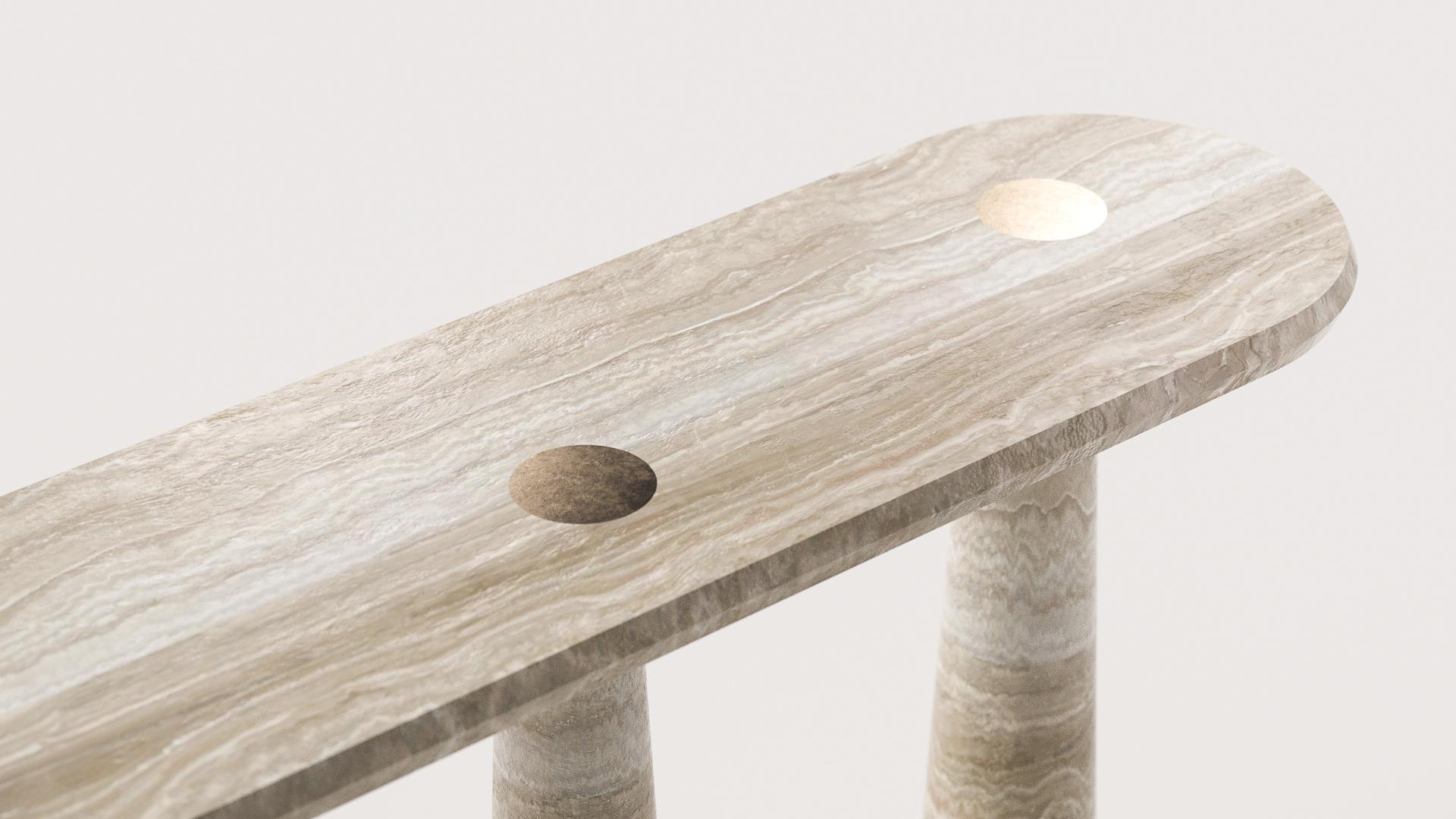 Contemporary Dolmen - Console by Arthur Vallin For Sale 4