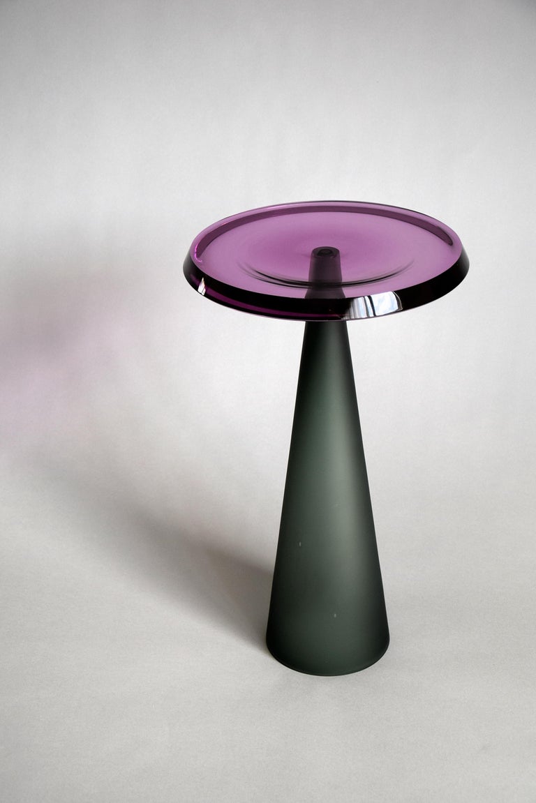 Contemporary Dominio Hand Blown Side Table In New Condition In Weesp, NL