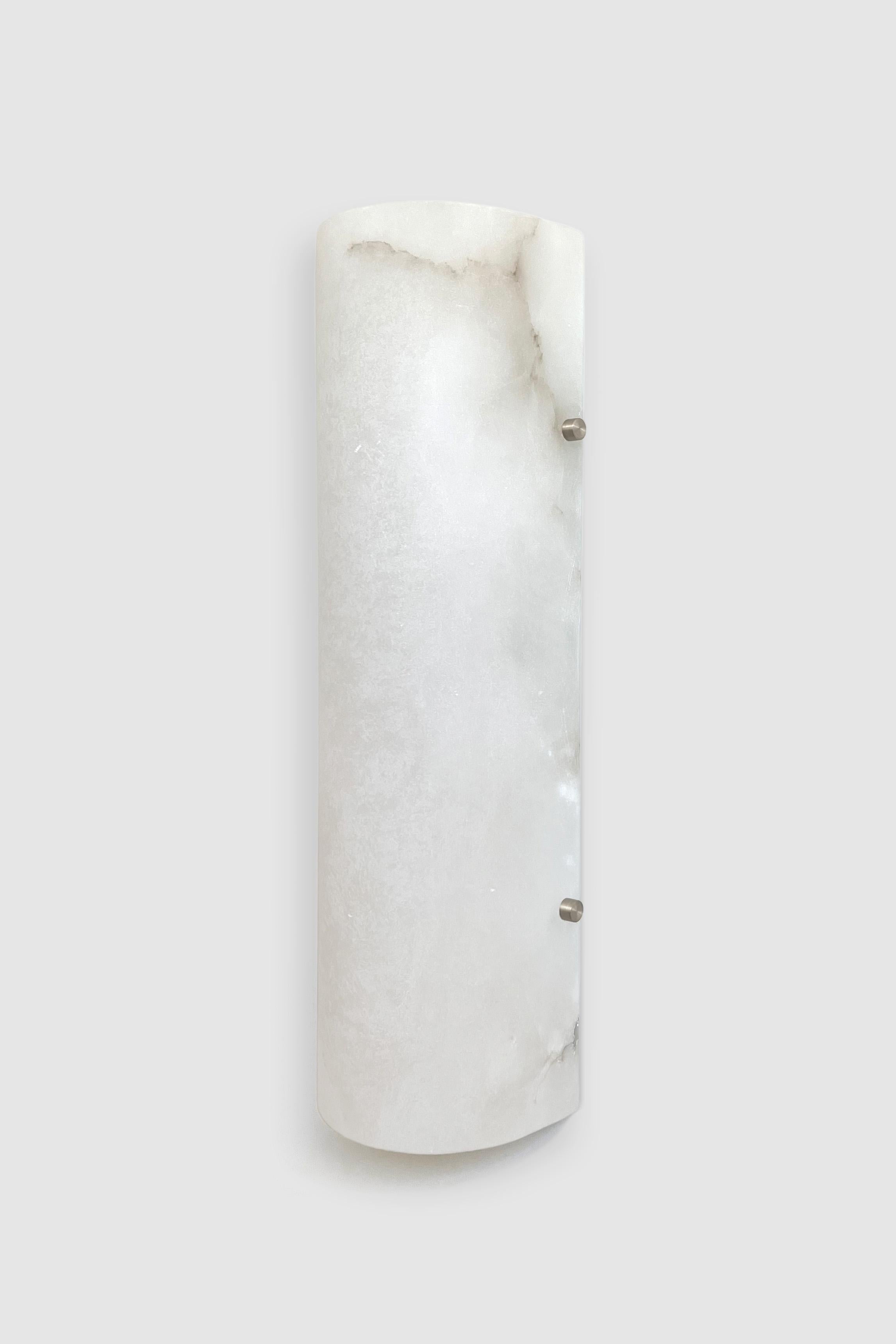 Post-Modern Contemporary Domo Sconce 101A in Alabaster by Orphan Work For Sale