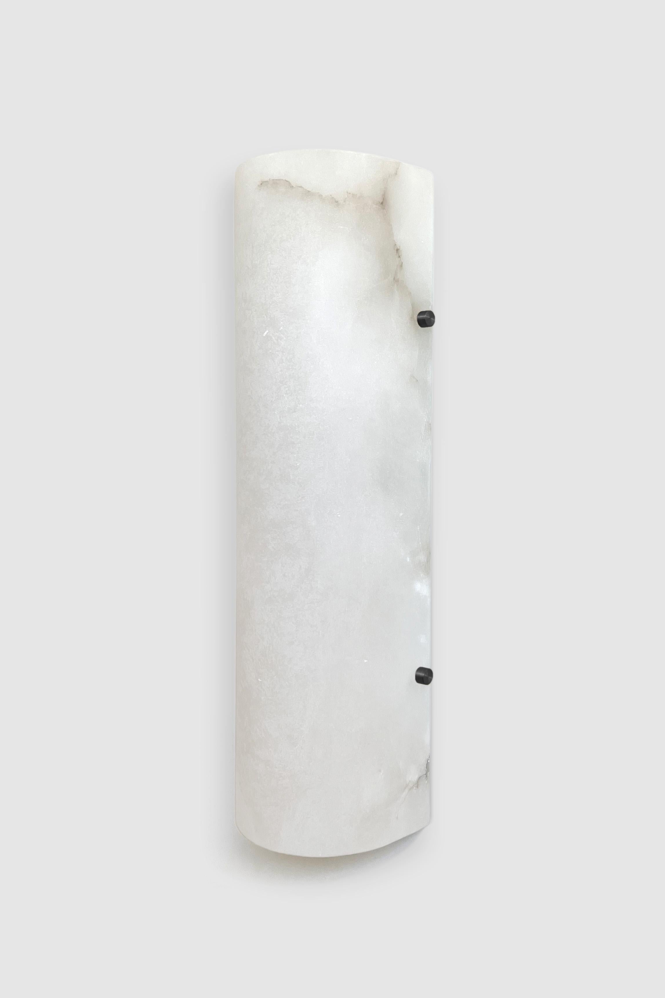 Post-Modern Contemporary Domo Sconce 101A in Alabaster Orphan Work For Sale