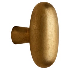 Contemporary Door Handle / Knob 'Blunt' by Spaces Within, Amber Brass