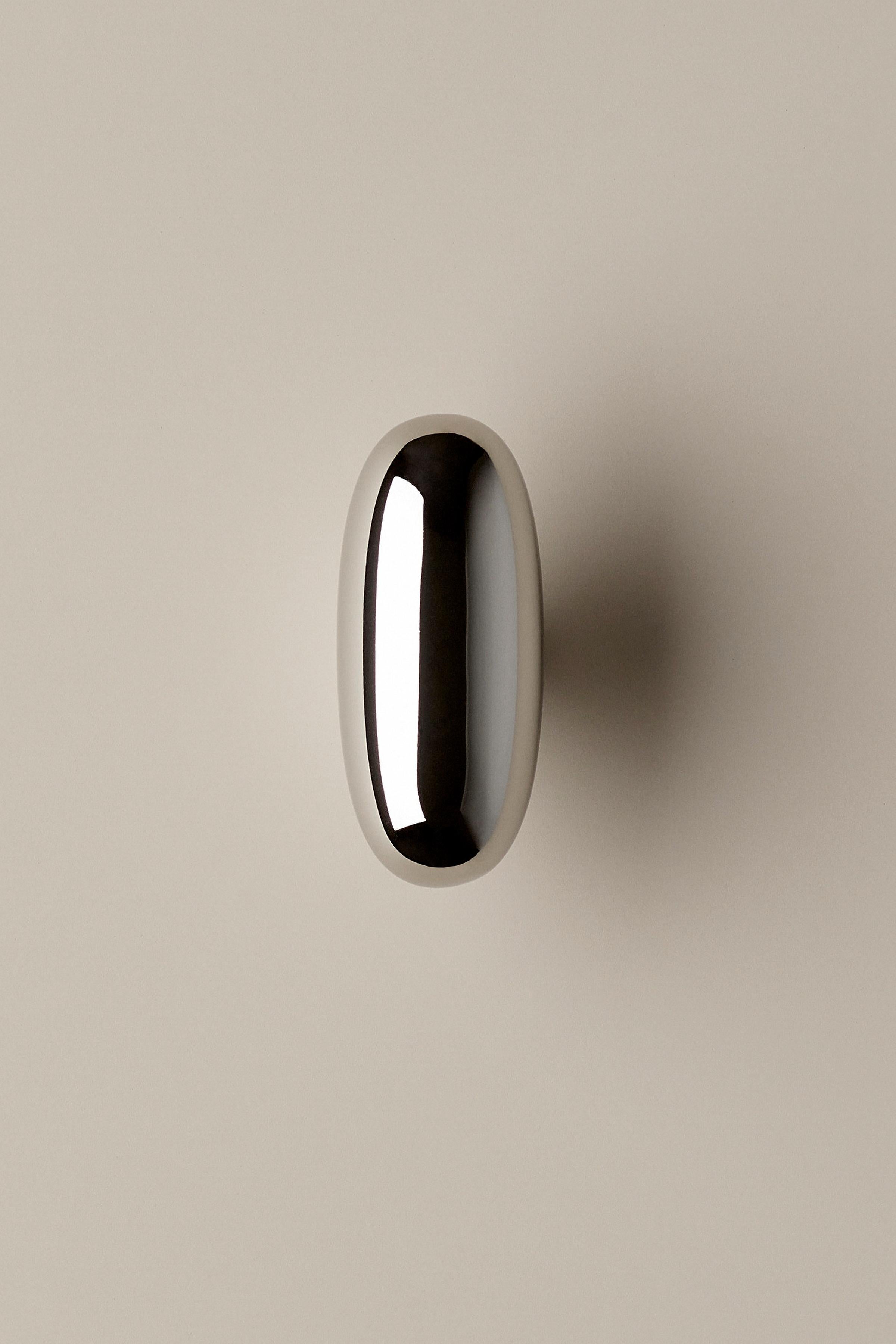 Contemporary Door Handle / Knob 'Blunt' by Spaces Within, Dark Brass For Sale 7