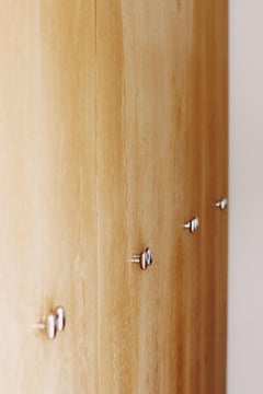 Contemporary Door Handle / Knob 'Blunt' by Spaces Within, Polished Brass