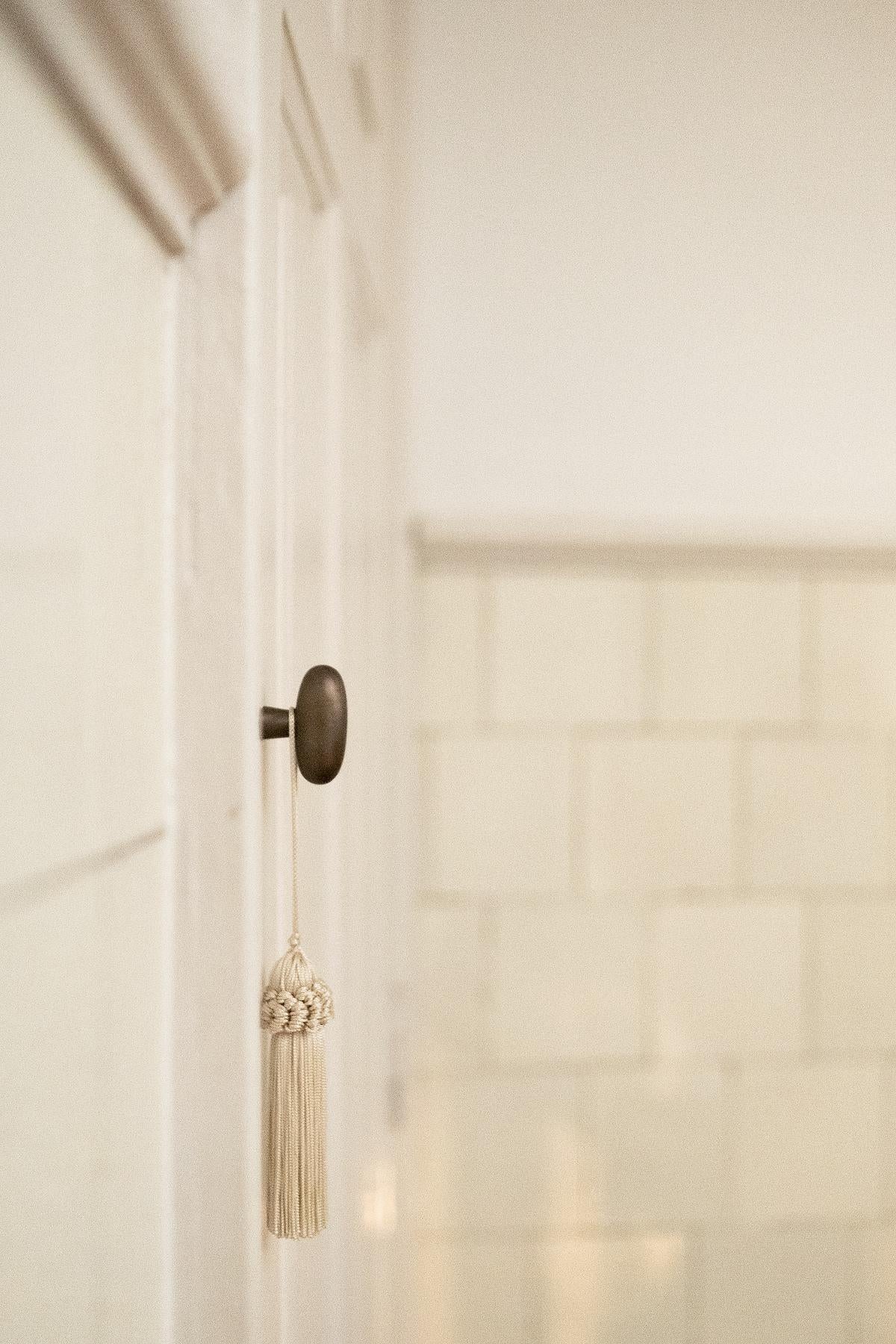 Contemporary Door Handle / Knob 'Blunt' by Spaces Within, Polished Nickel In New Condition For Sale In Paris, IDF