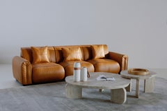 Contemporary Dornes Nesting Couchtisch-Set/2, Nussbaumwurzel, Handarbeit Greenapple