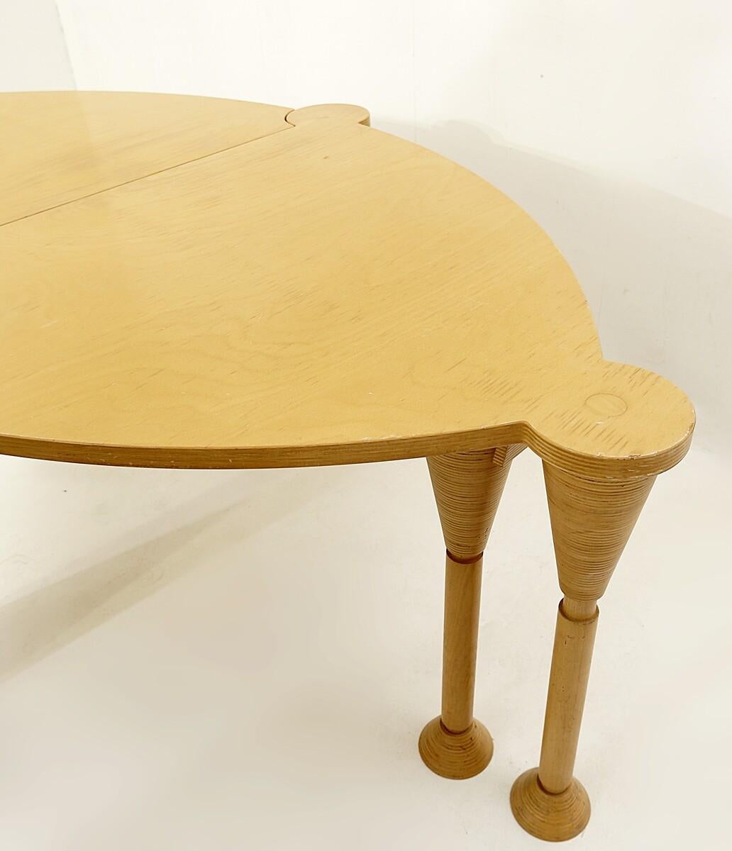 Contemporary Double Extending Table by Baudouin Fettweis 5