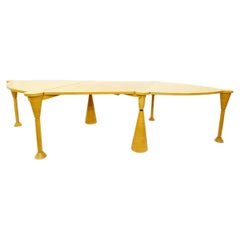 Contemporary Double Extending Table by Baudouin Fettweis