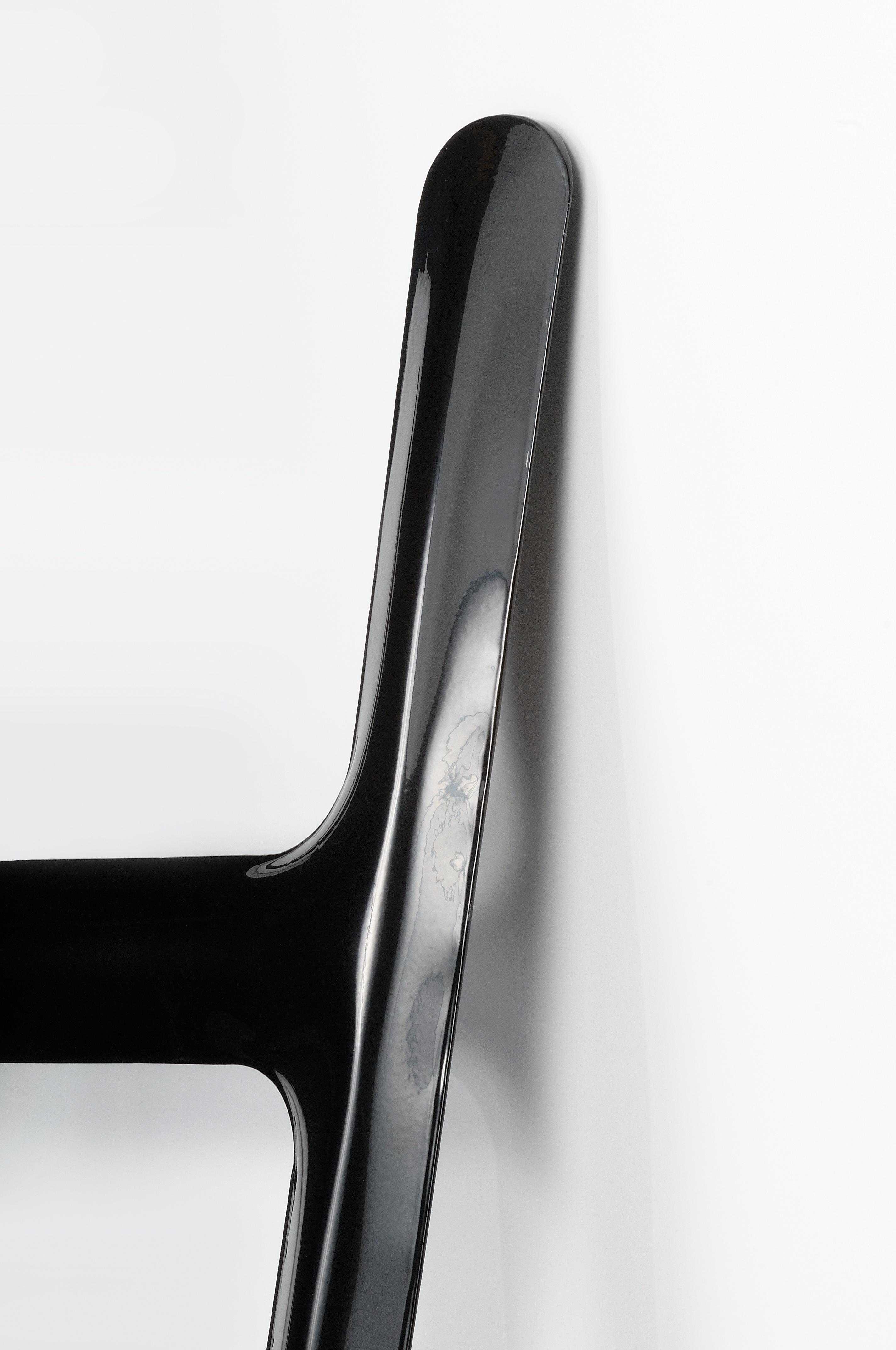 Polish Contemporary 'Drab' Hanger by Zieta, Black, Carbon Steel For Sale