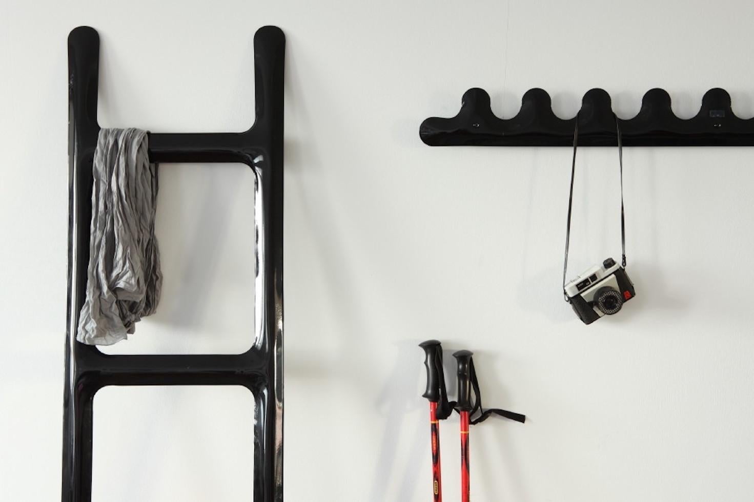 Contemporary 'Drab' Hanger by Zieta, Graphite, Carbon Steel  For Sale 2