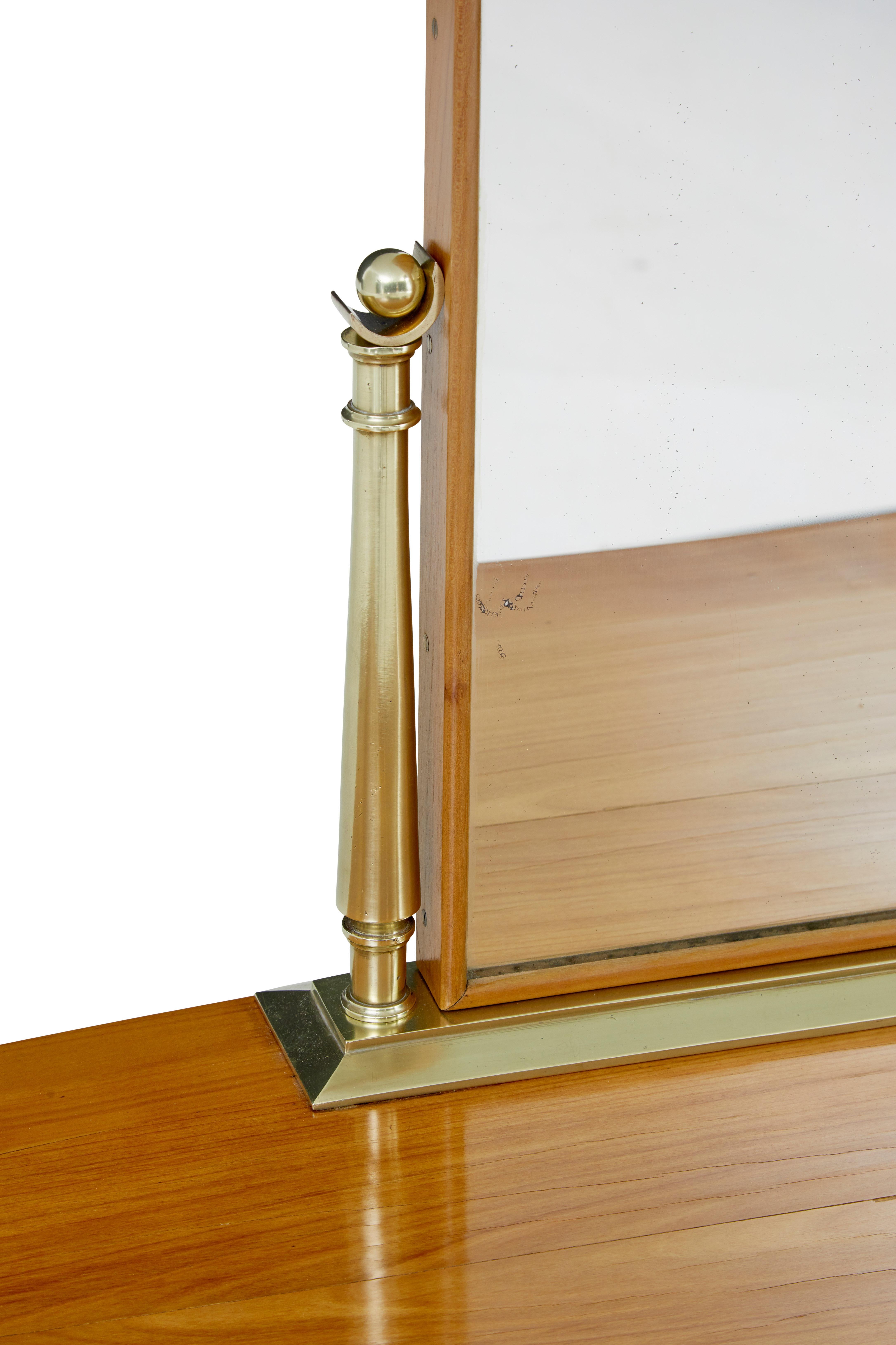 20th Century Contemporary dressing table and stool in cherry