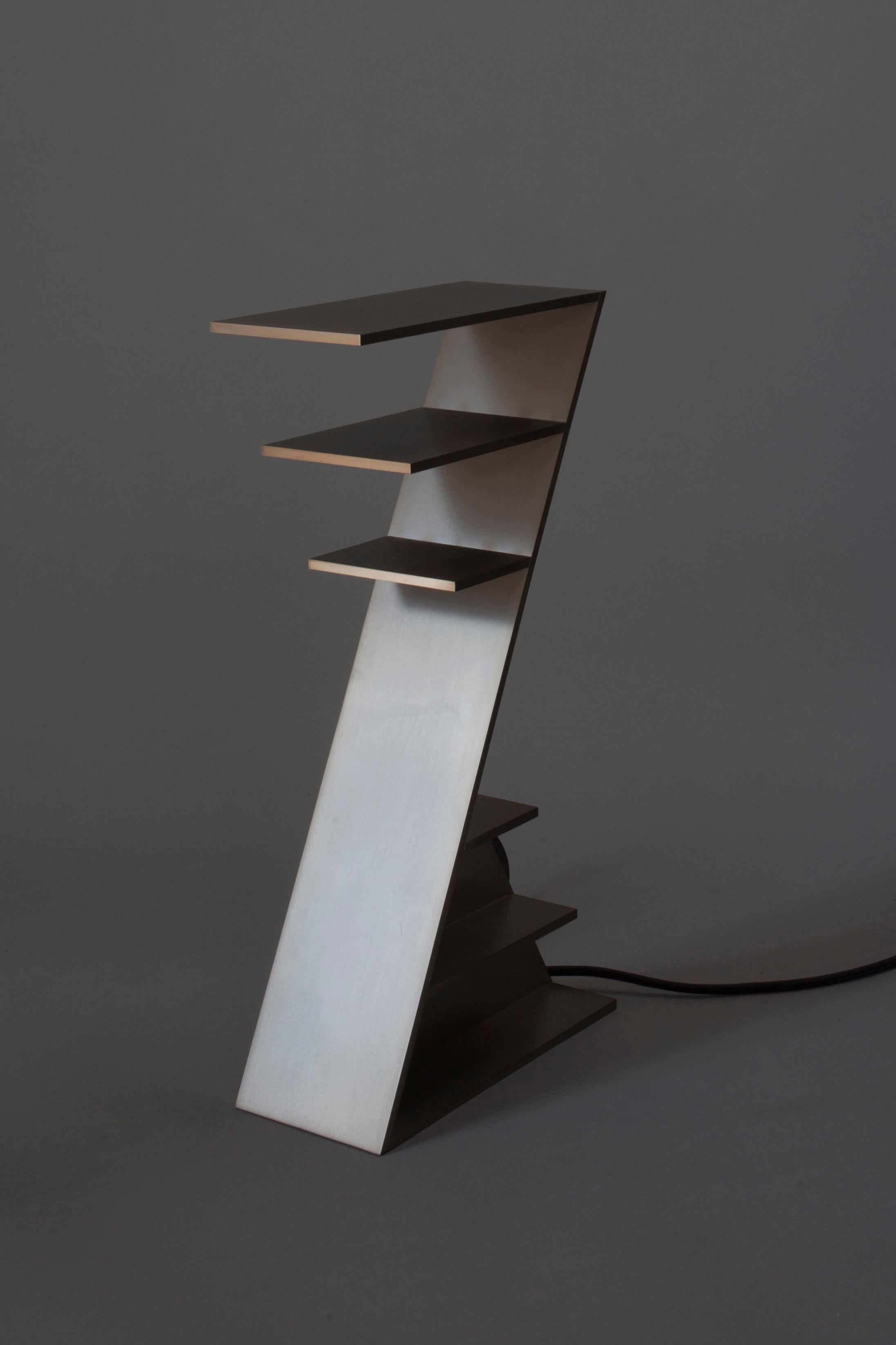 Steel Duat Lamp by Material Lust, 2015 For Sale