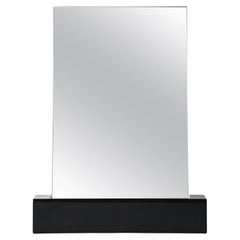Contemporary Dutch Design Harm De Veer Wall Mirror Metal Black left plateau