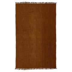 Contemporary Earth-Tone Flatweave Kilim Wool Area Rug 10x16