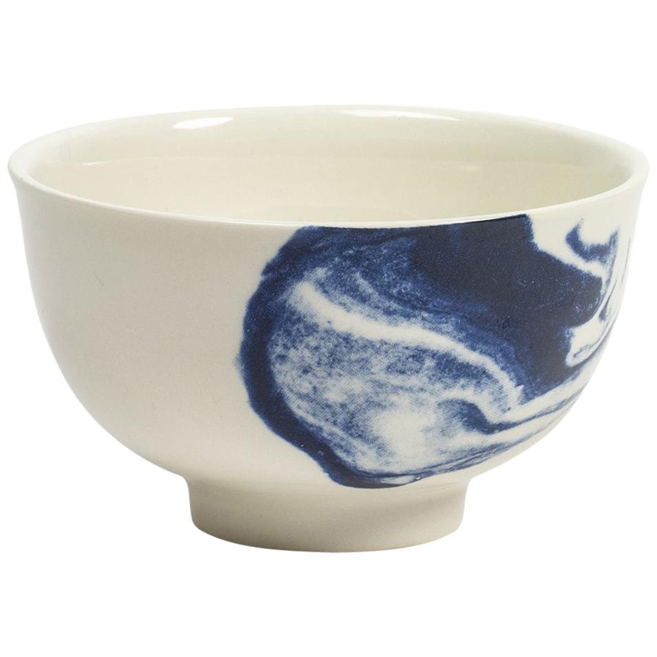 Contemporary Earthenware Handleless Cup Interpretation of Traditional Creamware For Sale