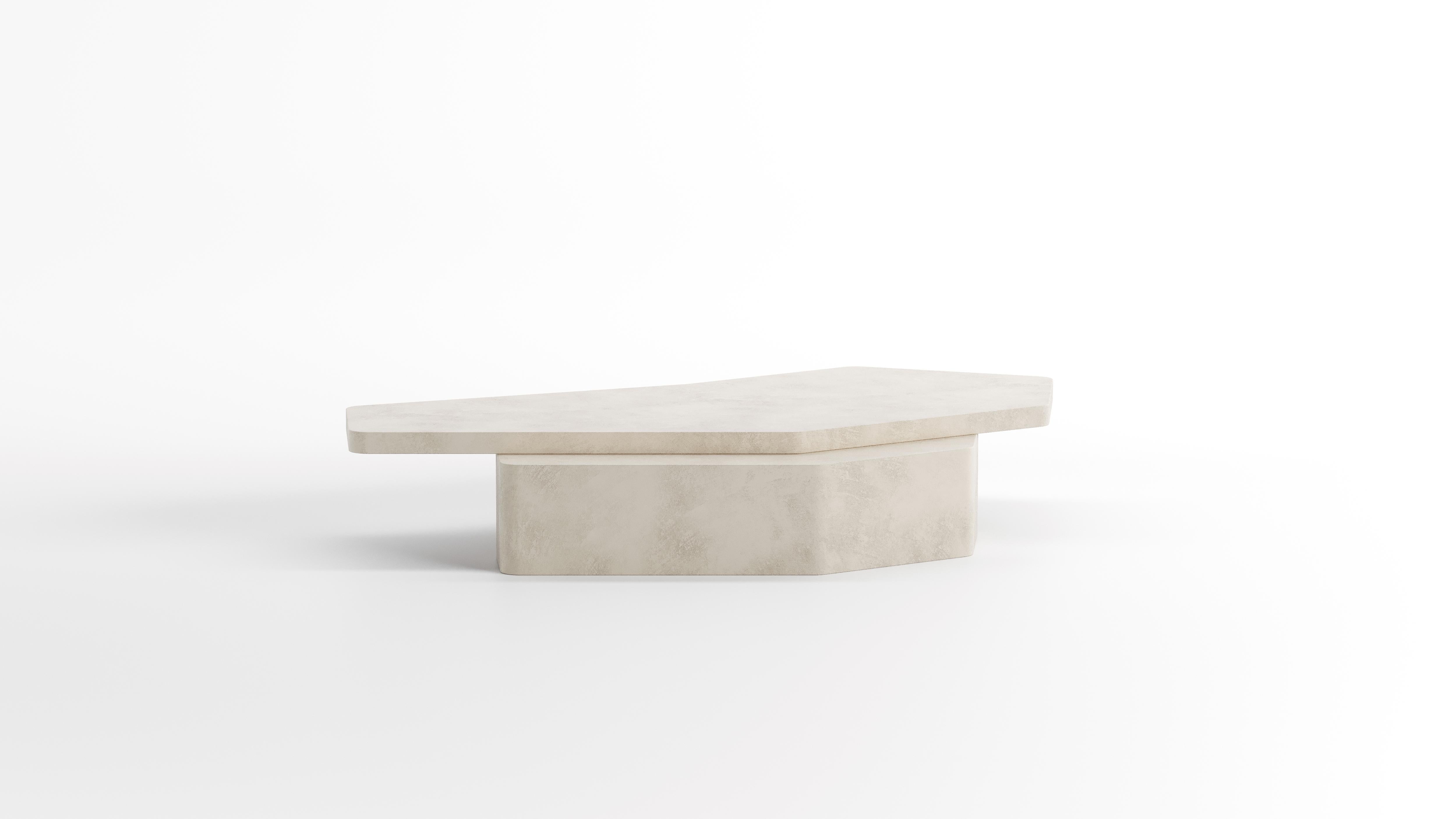 Belgian Contemporary Earthy Diane Coffee table 170 cm long by Armand & Francine For Sale