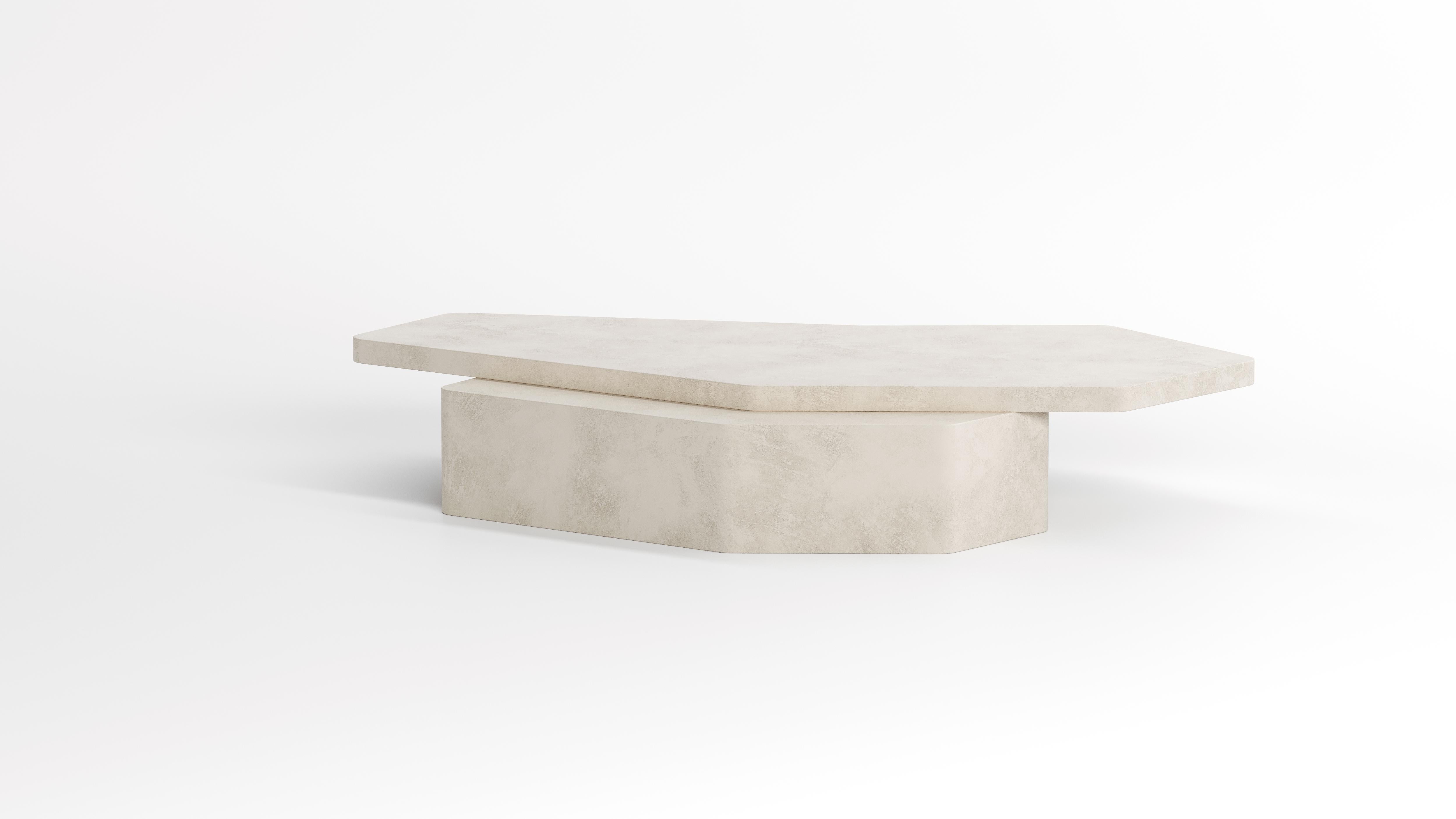 Contemporary Earthy Diane Coffee table 170 cm long by Armand & Francine In New Condition For Sale In 1204, CH
