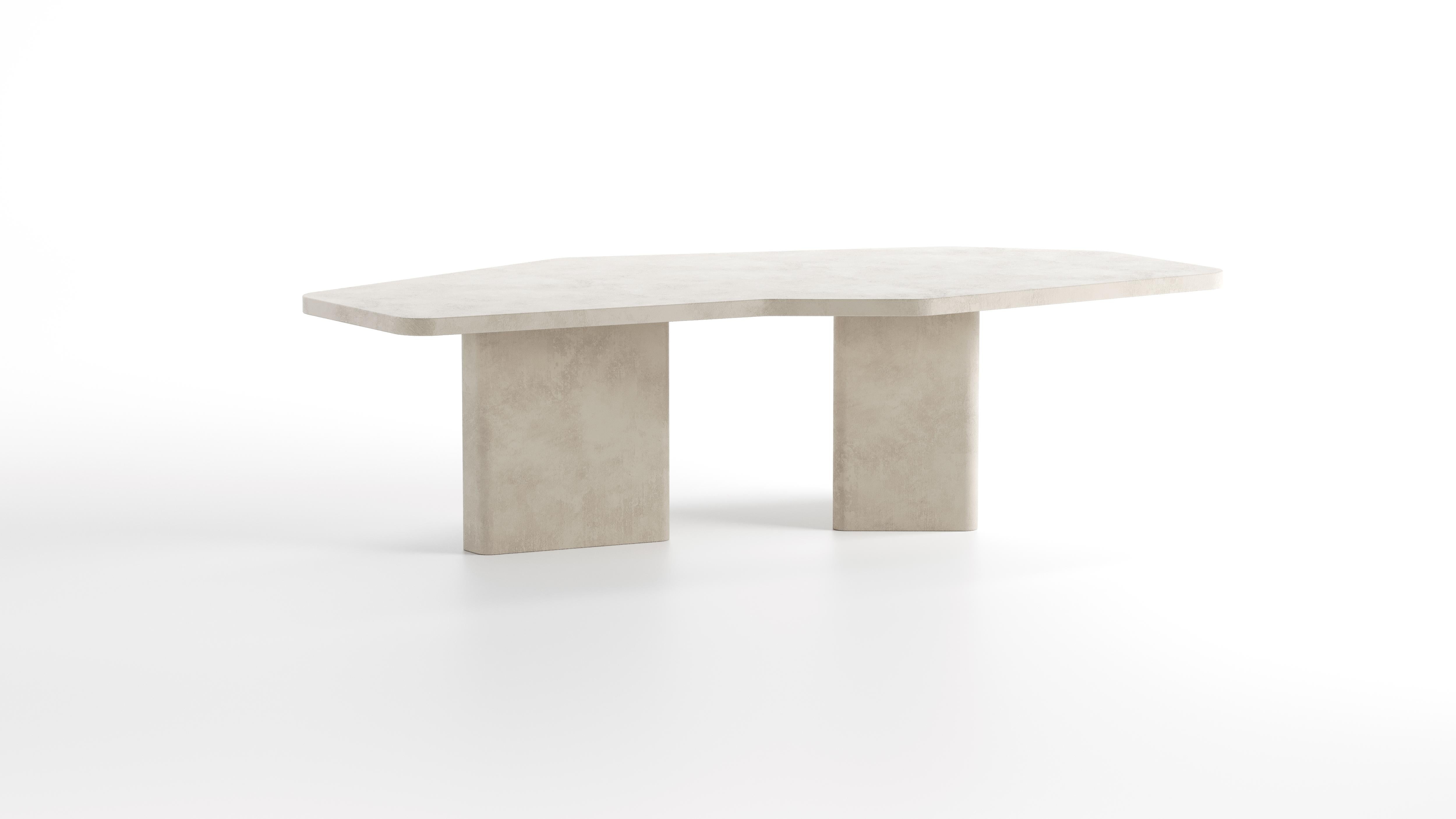 Belgian Contemporary Earthy Douglas 260 cm long Dining Table by Armand & Francine For Sale