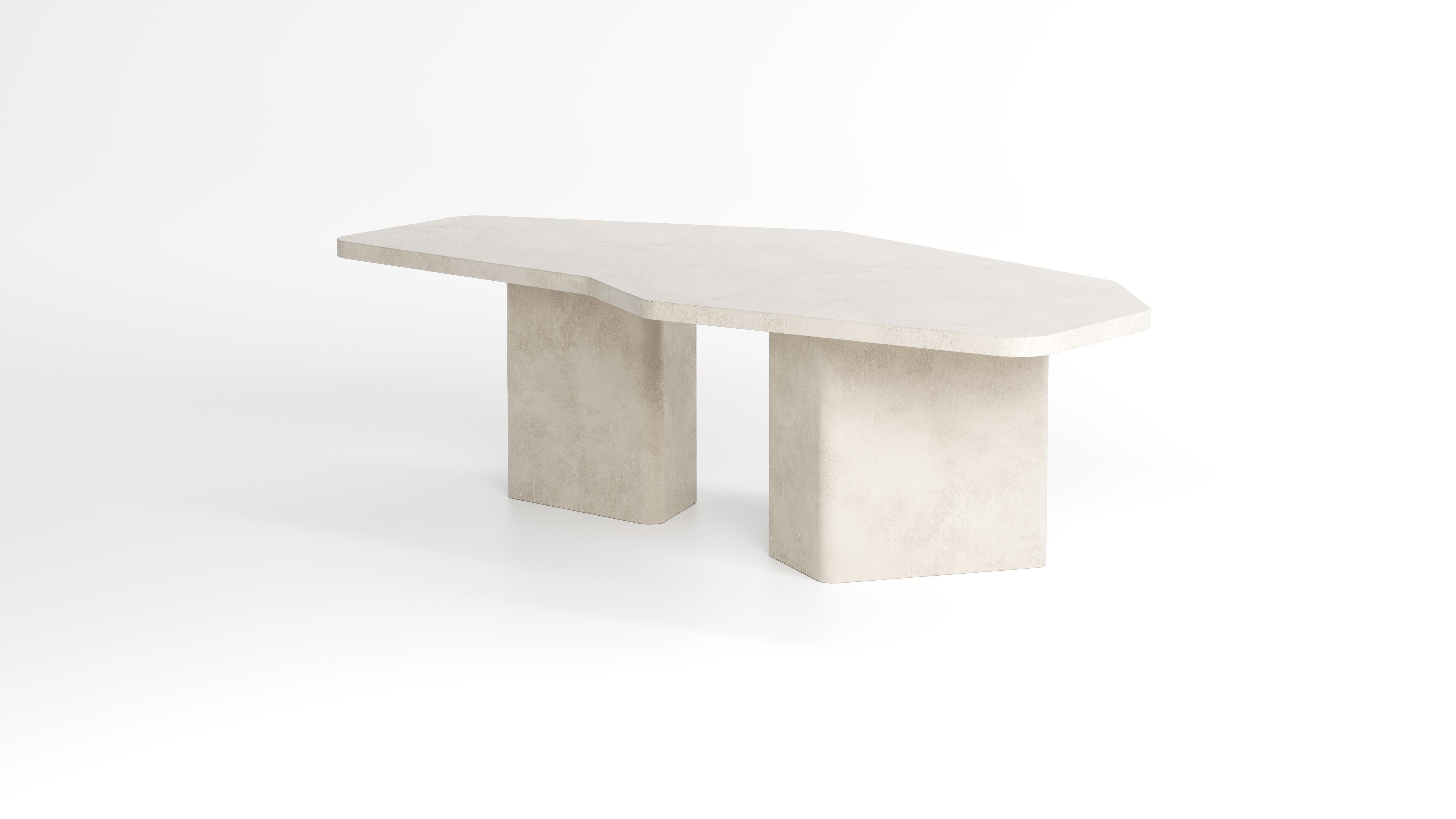 Fait main Table de salle à manger contemporaine en I Douglas de 280 cm de long par Armand & Francine en vente