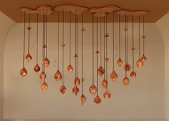 Contemporary Earthy Harvest Chandelier Handcrafted by Jan Ernst