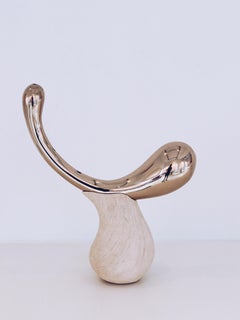 Contemporary Earthy Tide Candelabra 02 (Bronze) handcrafted by Jan Ernst