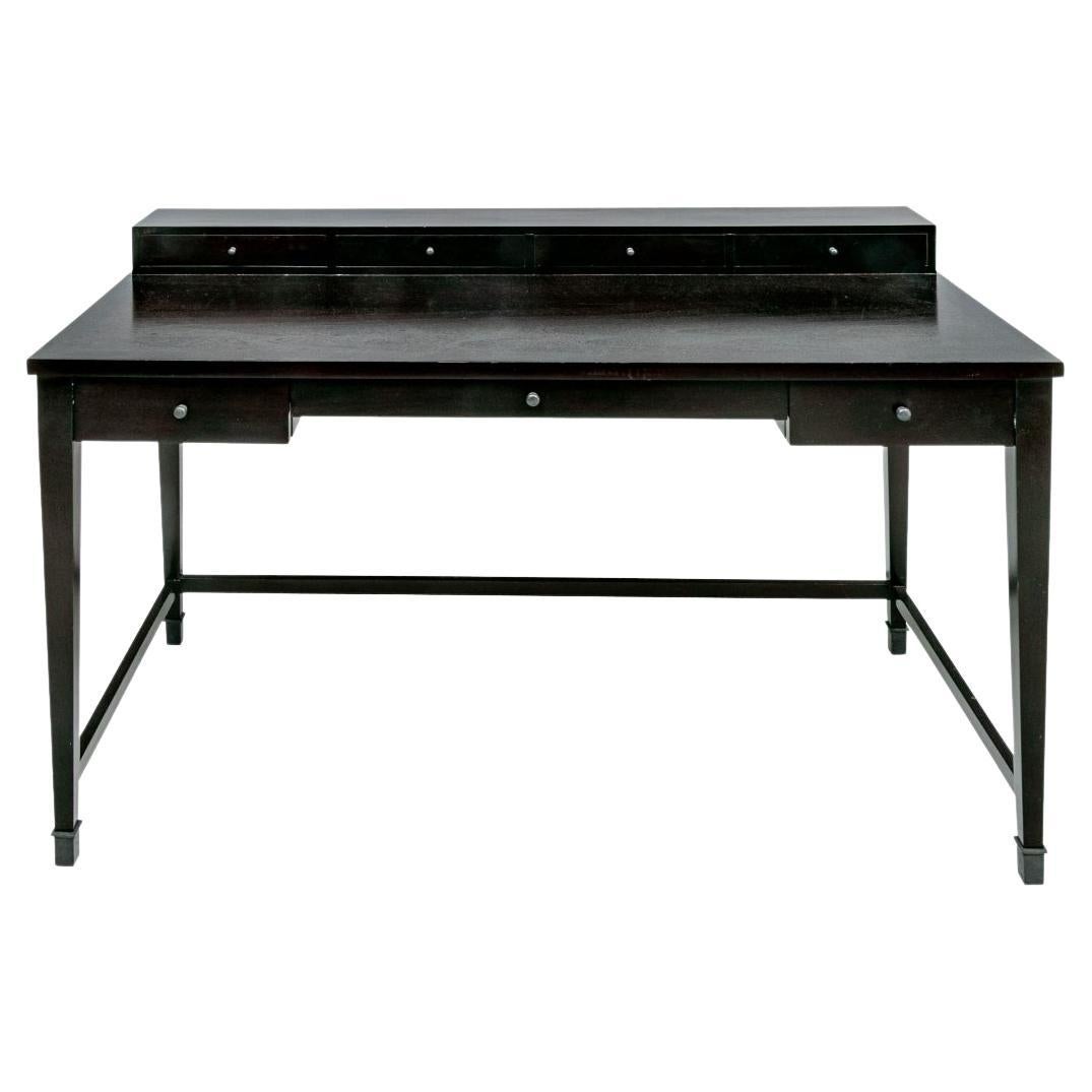 Contemporary Ebonized Writing/Work Desk For Sale