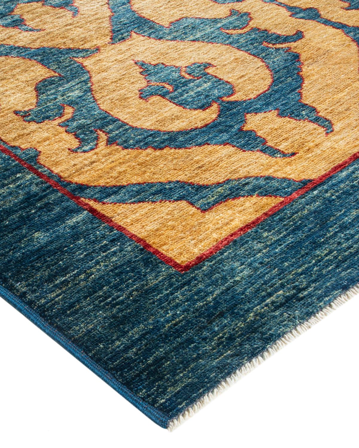 Fresh, spirited, and above all, luxurious, the rugs of the Modern collection can invigorate a traditional room as gracefully as they can ground a more contemporary space. The opulent pattern in this rug is derived from the rich tradition of Turkish