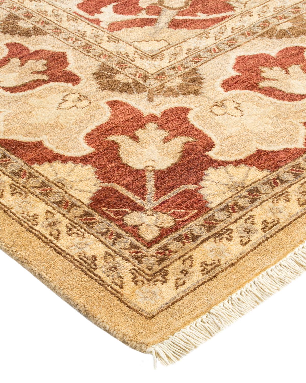 With understated palettes and allover designs, the rugs in the Mogul Collection will bring timeless sophistication to any room. Influenced by a spectrum of Turkish, Indian, and Persian designs, the artisans who handweave these wool rugs imbue