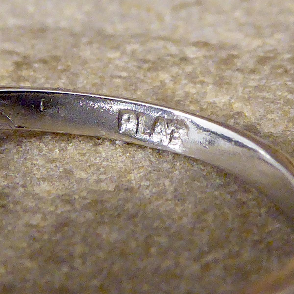 Contemporary Edwardian Style 1.60 Carat Aquamarine and Diamond Ring in Platinum 1