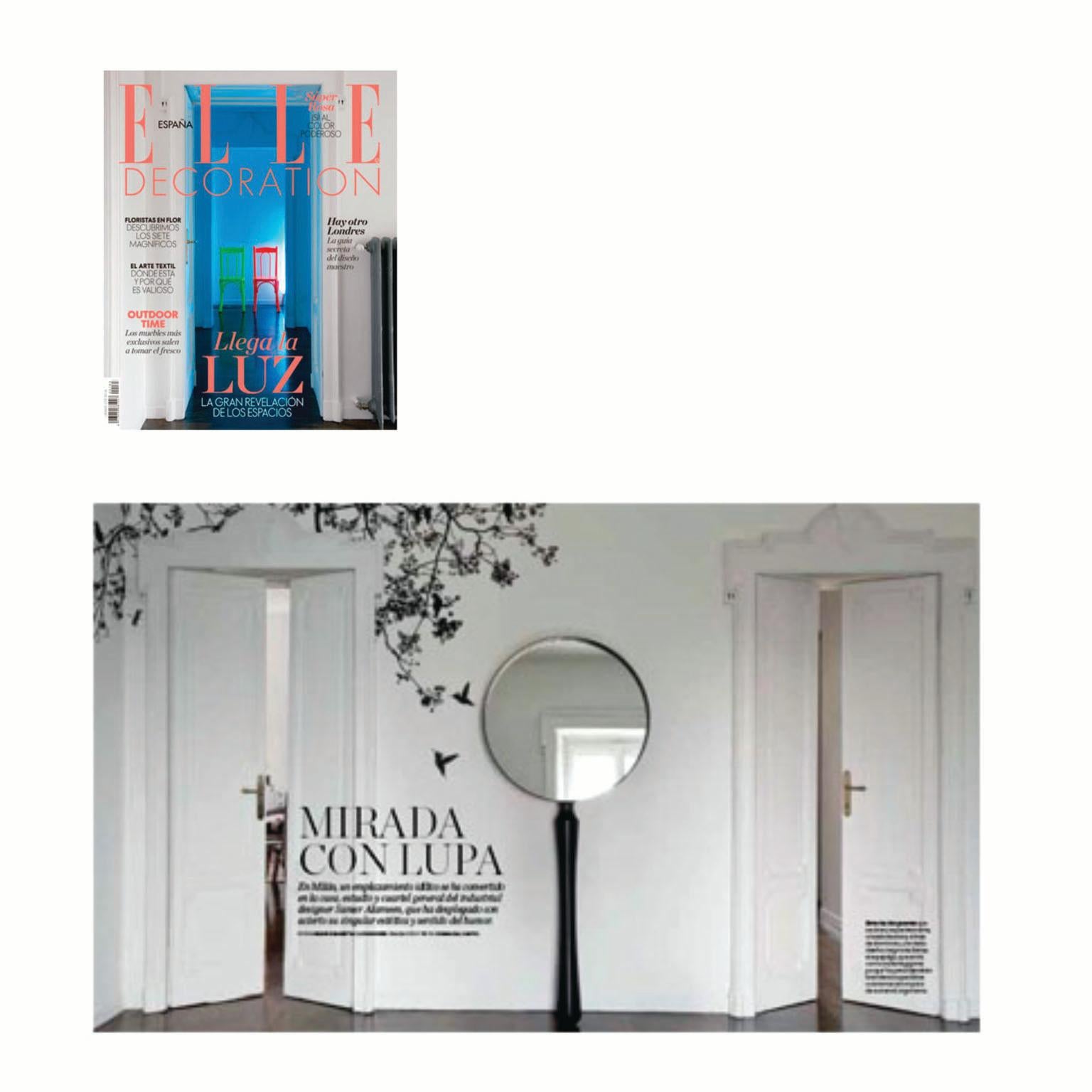 Contemporary Ego Standing Floor or Wall Mounted Mirror with Metal or Wood Base im Zustand „Gut“ im Angebot in Milan, Lombrady
