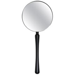Contemporary Ego Standing Floor or Wall Mounted Mirror with Metal or Wood Base