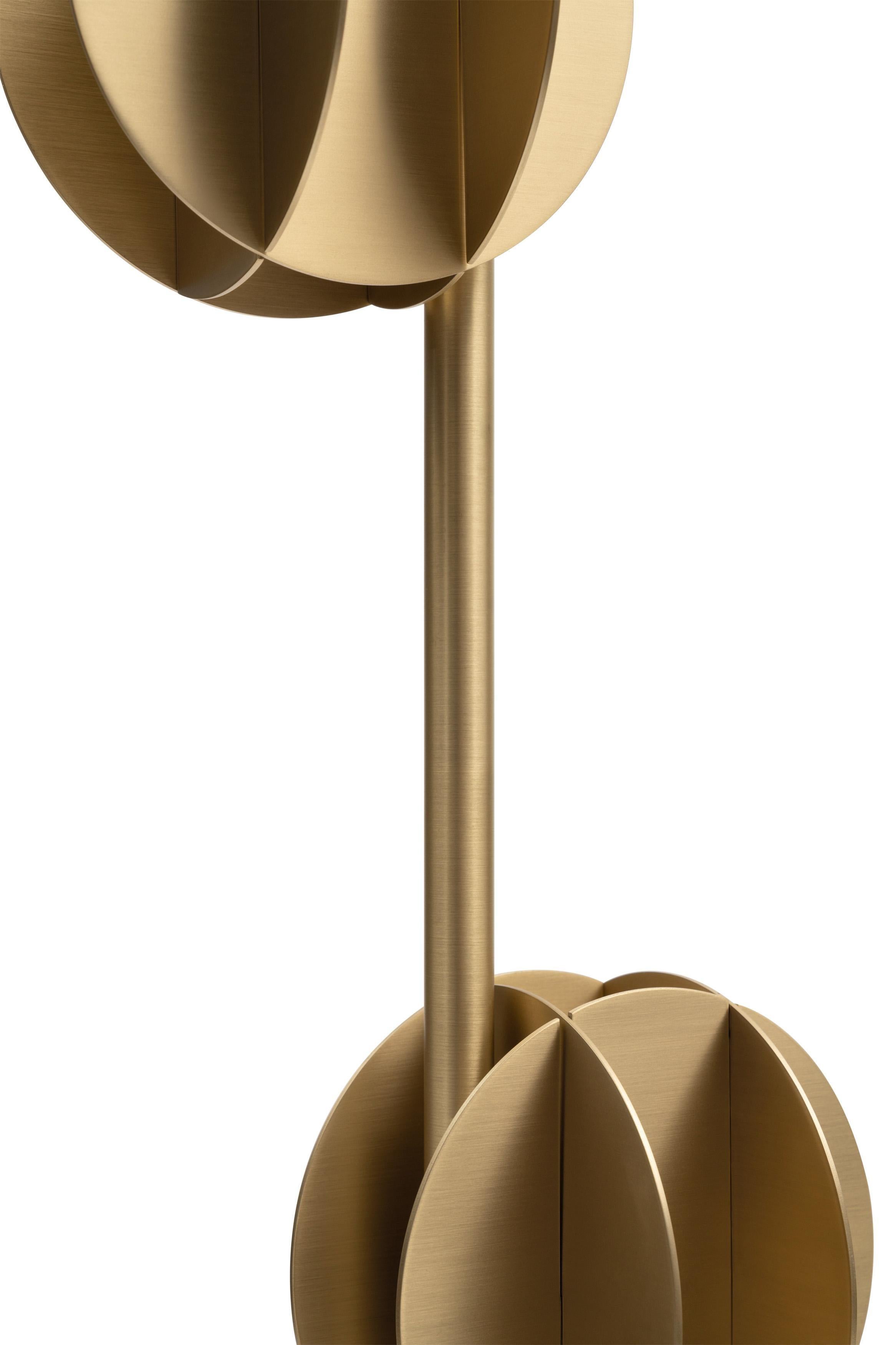 Contemporary 'EL Floor Lamp' CS1 by NOOM, Brass For Sale 1