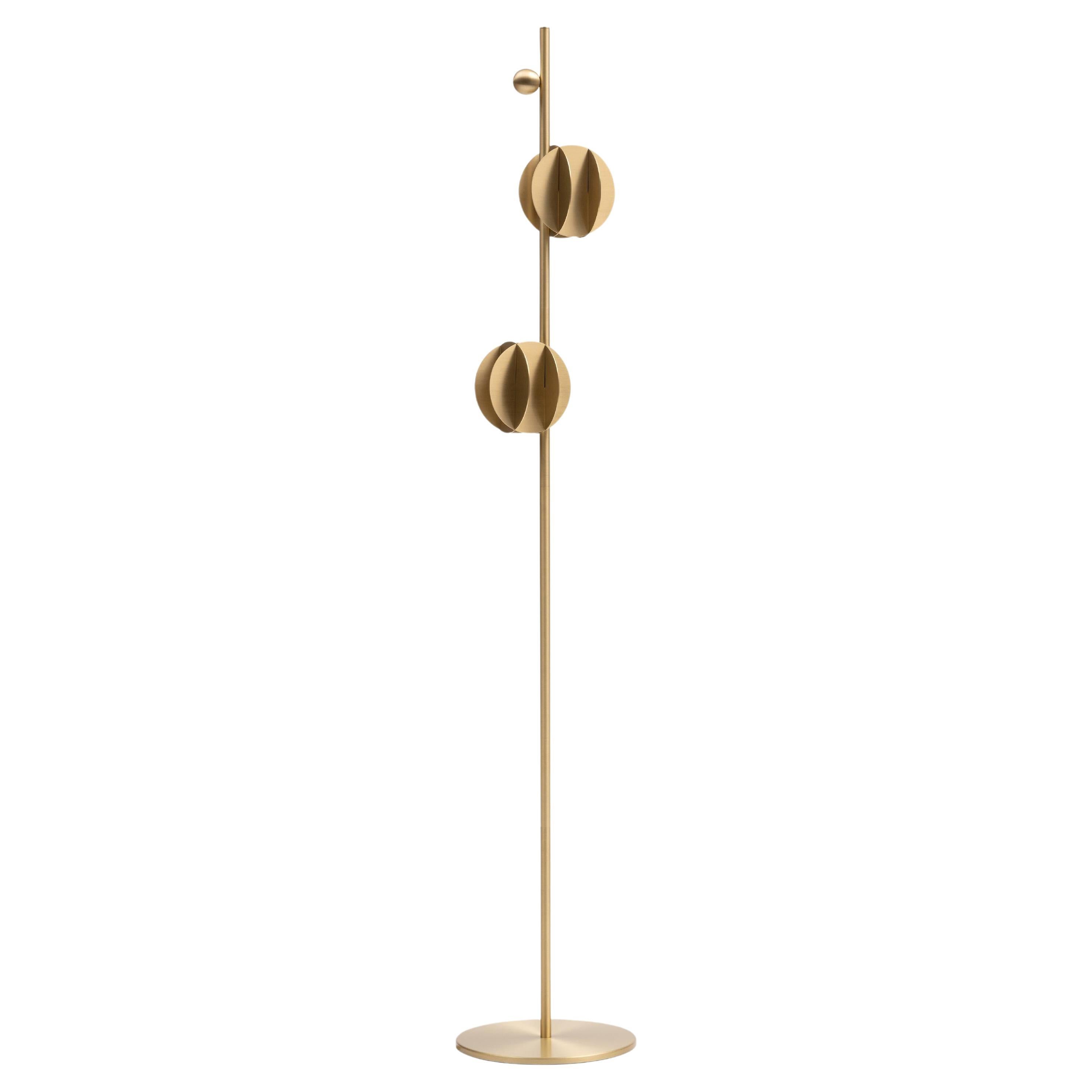 Contemporary 'EL Floor Lamp' CS1 by NOOM, Brass For Sale