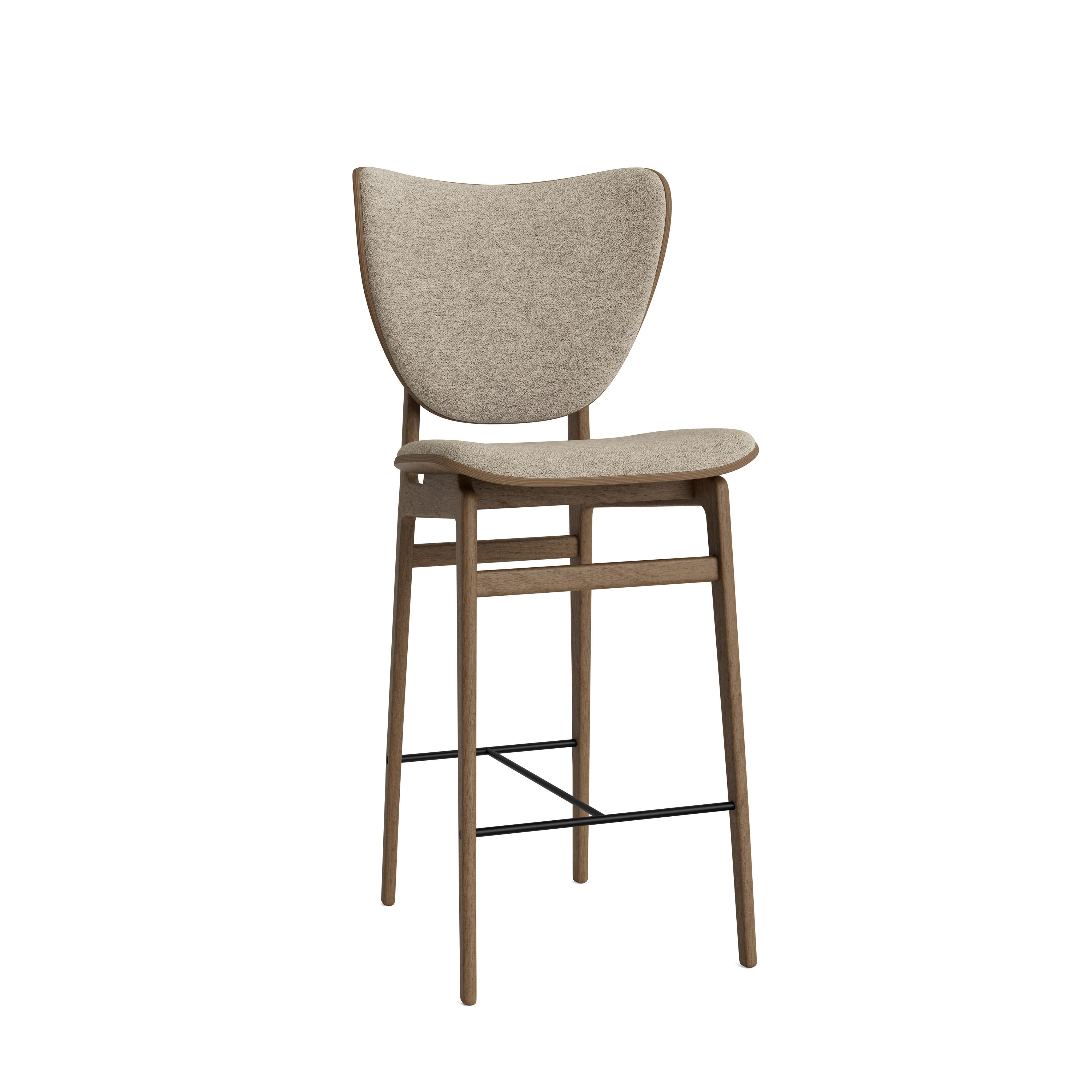 Contemporary 'Elelphant' Bar Chair by Norr11, Black Oak In New Condition For Sale In Paris, FR