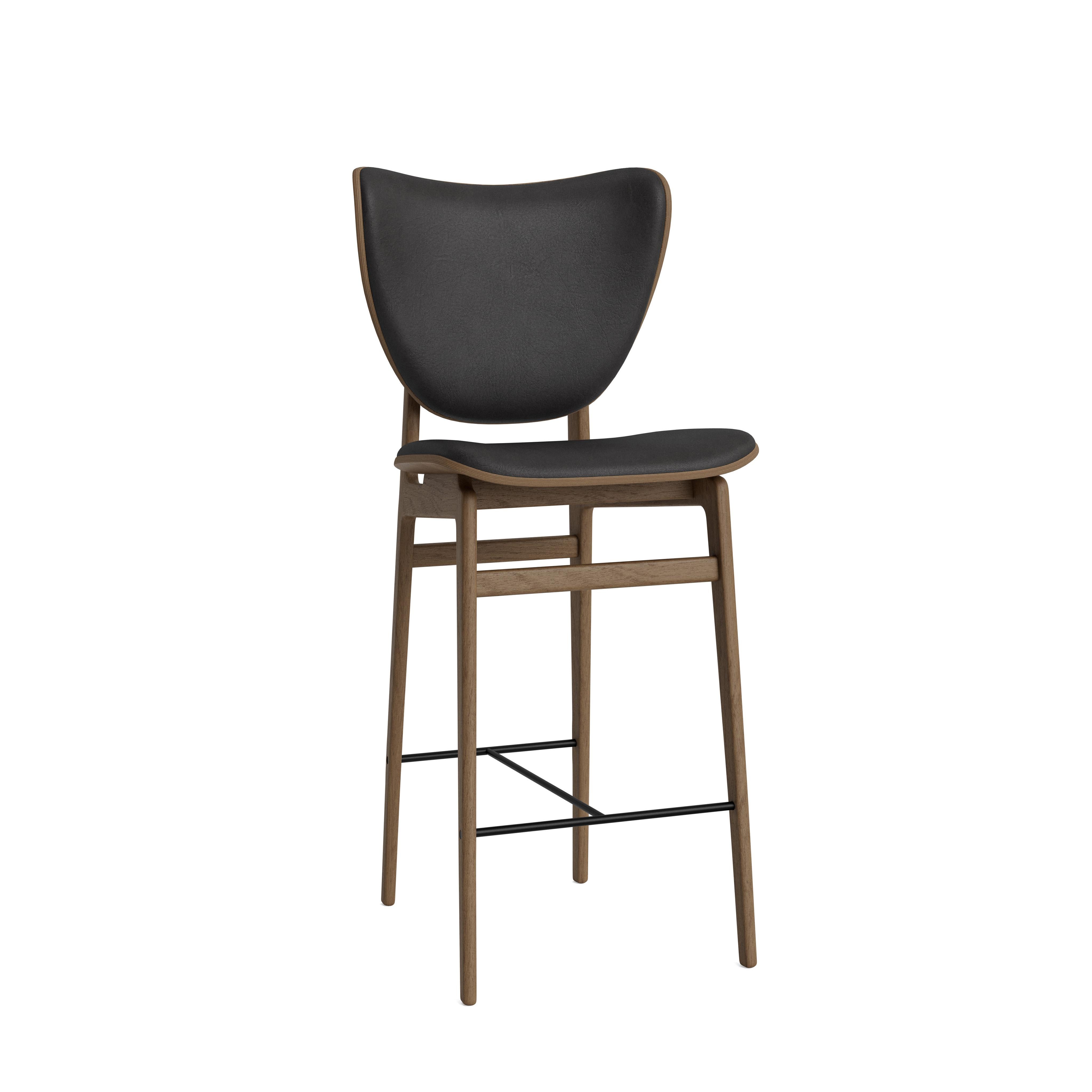 Contemporary 'Elelphant' Bar Chair by Norr11, Black Oak For Sale 1